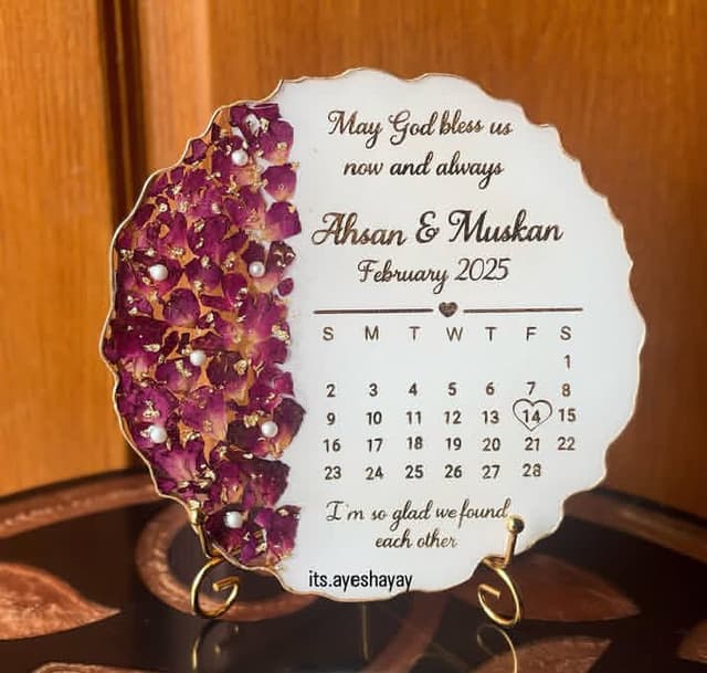 Floral keepsake